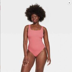 Women's Luxe 4-Way Stretch Tank Bodysuit - Auden™ Coral